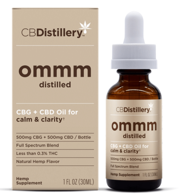 CBDistillery ommm CBG + CBD Oil