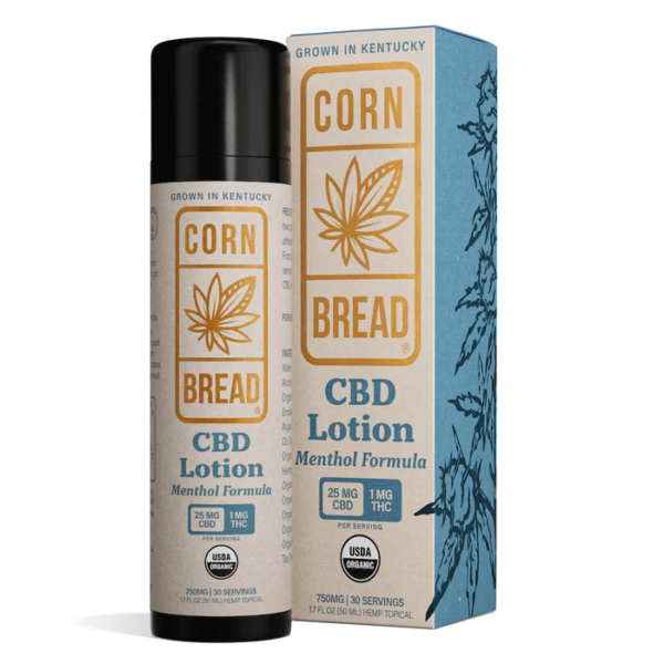 Cornbread CBD Lotion + Menthol