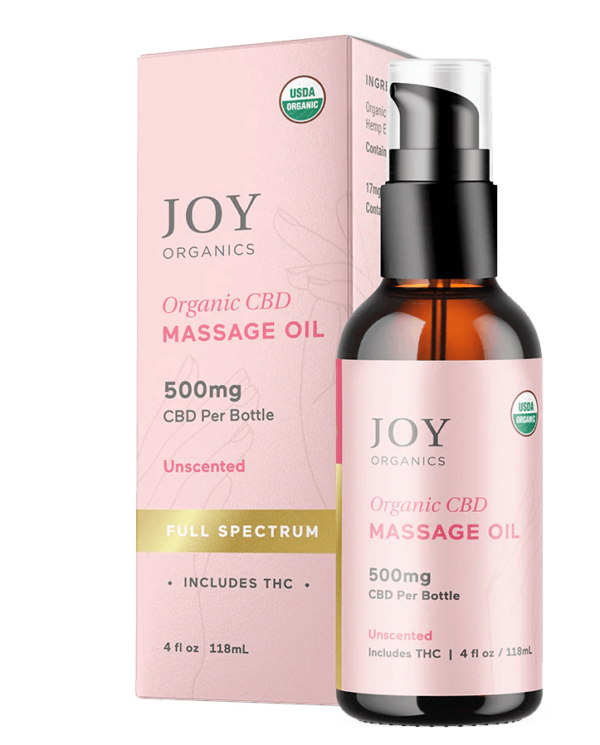 Joy Organics CBD Massage Oil