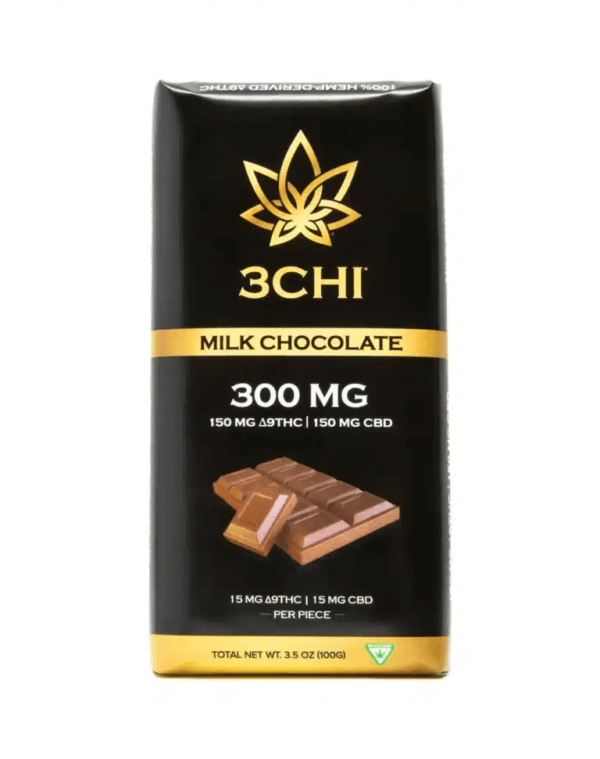 3Chi Delta-9 THC Milk Chocolate Bar