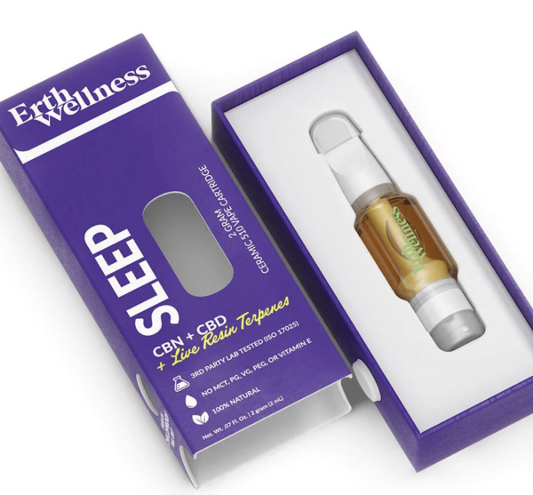 Erth Wellness CBD+CBN Live Resin Cart