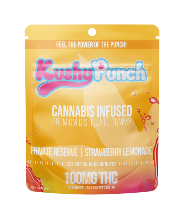 KushyPunch Private Reserve-Lemonade Gummy